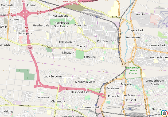 Map location of Florauna